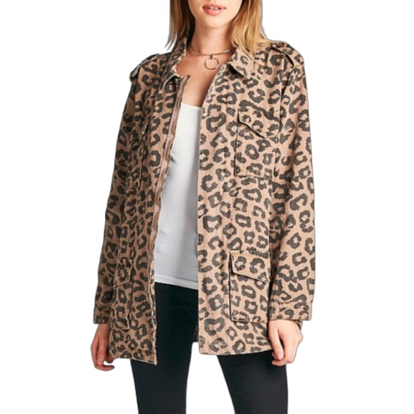 Ellison Jackets & Blazers - Ellison Leopard Print Jacket
